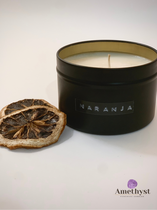 Vela de Soja — Aroma Naranja